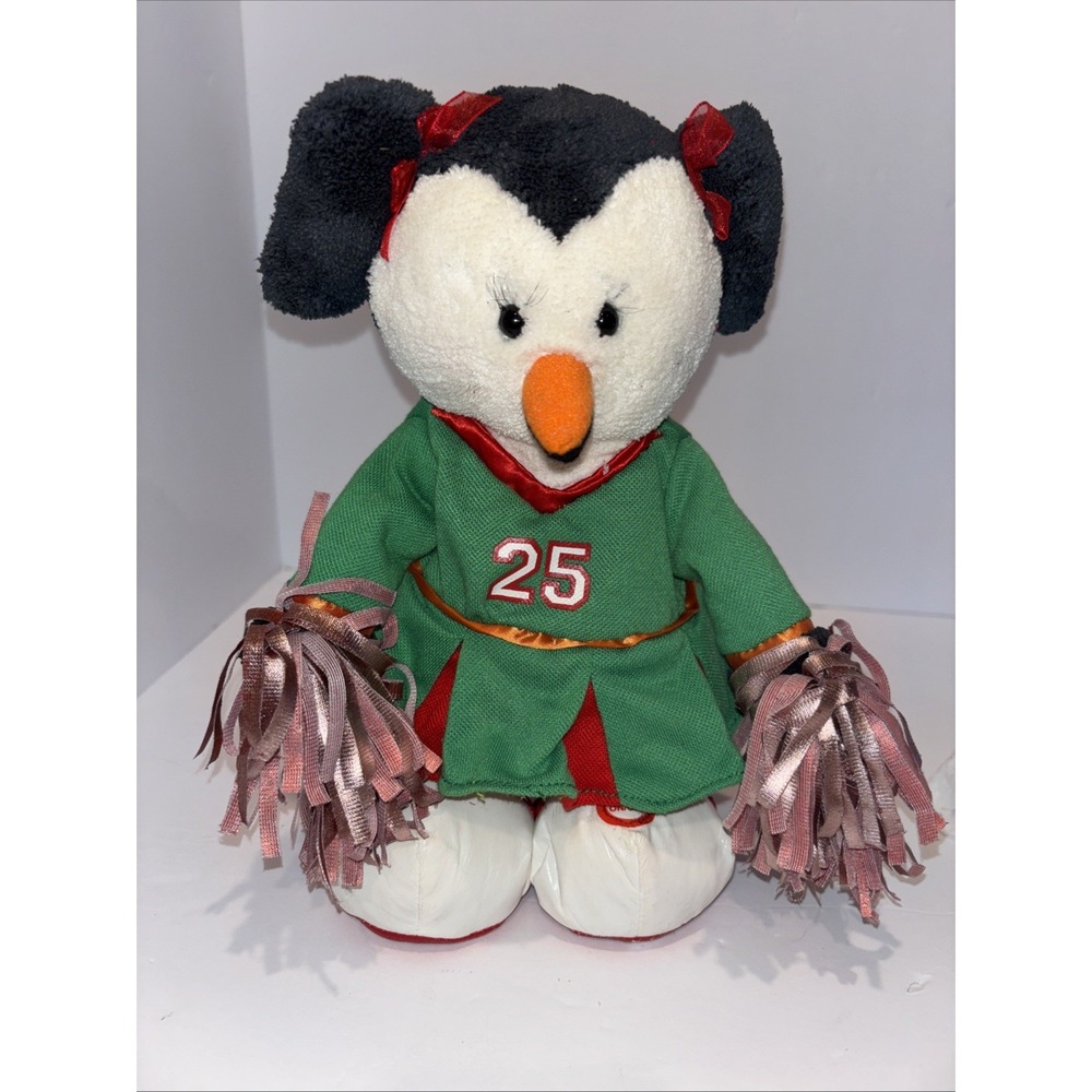 gemmy christmas animated singing & cheering penguin 2007 Rare HTF 11" Tested
